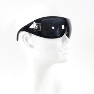 Y2K Vintage Chanel Shield Sunglasses 5086-B
